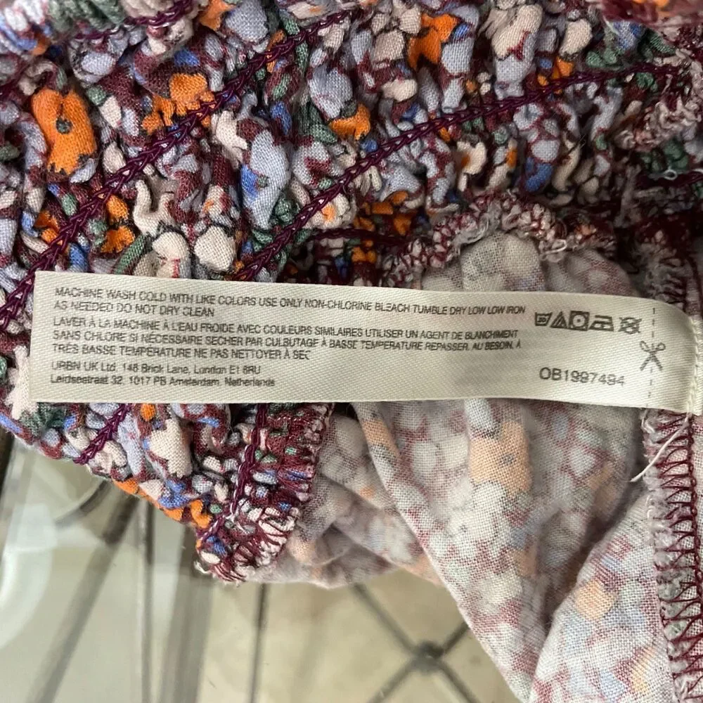 Anthropologie Womens High Waisted Shorts S Colorful Boho Festival Hippie Artsy - Picture 5 of 10